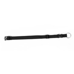 Obojok DUVO+ Nastaviteľný nylon čierny 40-65cm/25mm