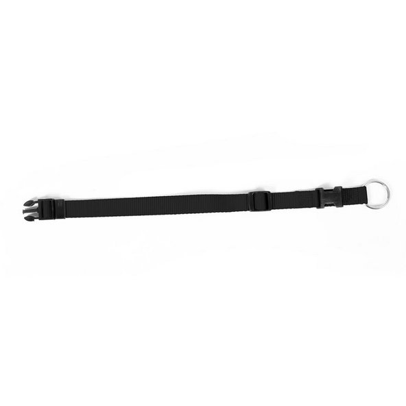 Obojok DUVO+ Nastaviteľný nylon čierny 35-55cm/20mm
