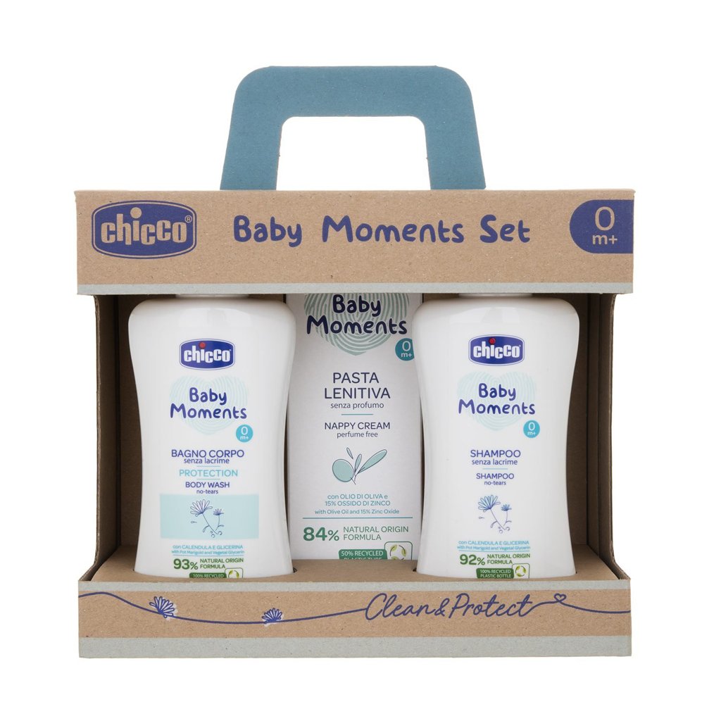 E-shop CHICCO Set darčekový kozmetický Baby Moments 0m+