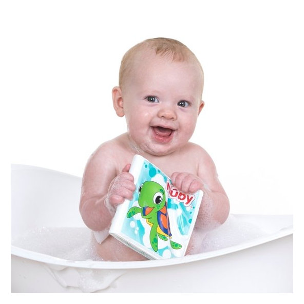 NUBY Prvá pískacia knižka do vody 4 m+