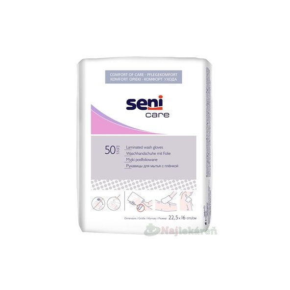 Seni Care Hygienická žinka s fóliou laminovaná, 50 ks
