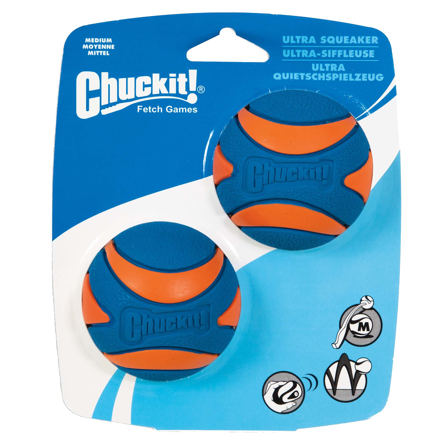 E-shop Chuckit Ultra Squeaker Ball M 2ks