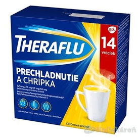 THERAFLU horúci nápoj na chrípku a prechladnutie 14 vrecúšok