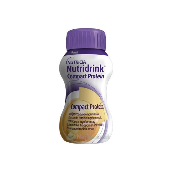 NUTRIDRINK COMPACT PROTEIN s príchuťou hrejivého zázvoru 24x125 ml