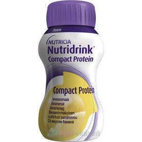 NUTRIDRINK COMPACT PROTEIN s banánovou príchuťou 24x125 ml