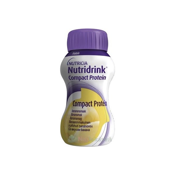 NUTRIDRINK COMPACT PROTEIN s banánovou príchuťou 24x125 ml