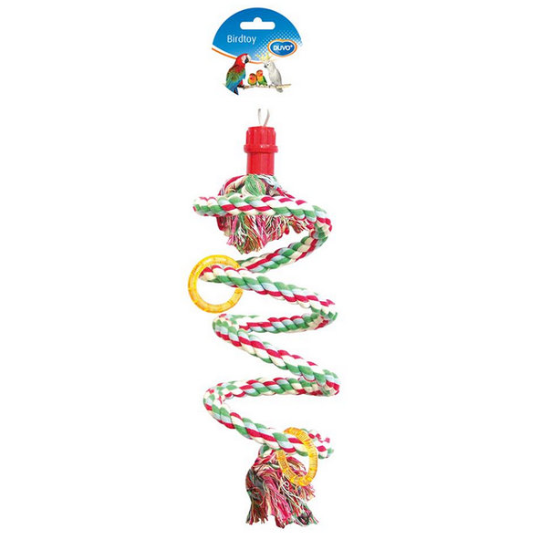 Hračka DUVO+ lano pre vtáky špirála 35cm