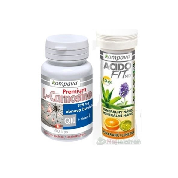 kompava Premium L-Carnosine + Darček