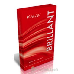 MAXIS BRILLANT LÝTKOVÉ PANČUCHY veľkosť 3,krátke, bez špice, bronz 1pár