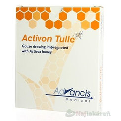 ACTIVON TULLE  nepriľnavé gázové krytie  3-vrstvové (10x10cm) 5ks
