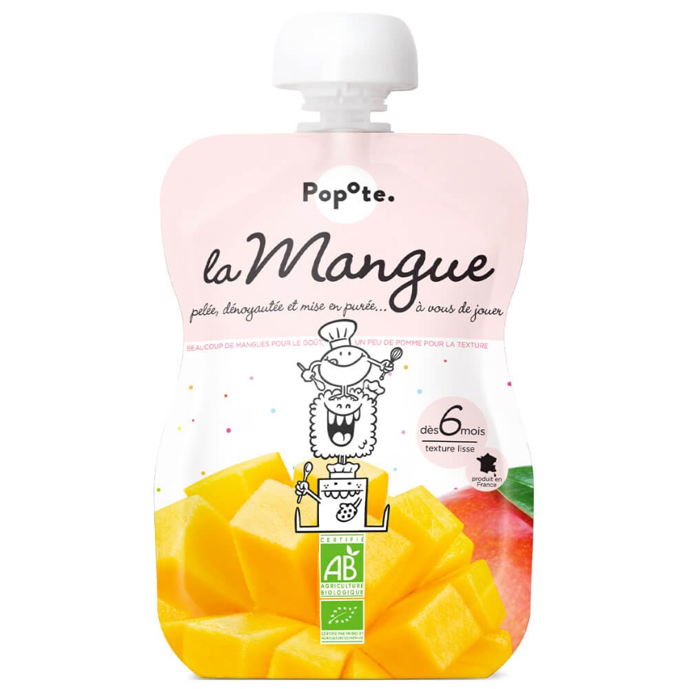 E-shop POPOTE Kapsička bio mango 120 g, 6+
