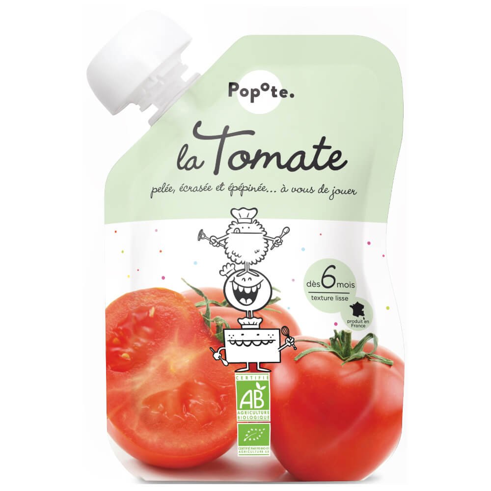 E-shop POPOTE Kapsička bio paradajka 120 g, 6+