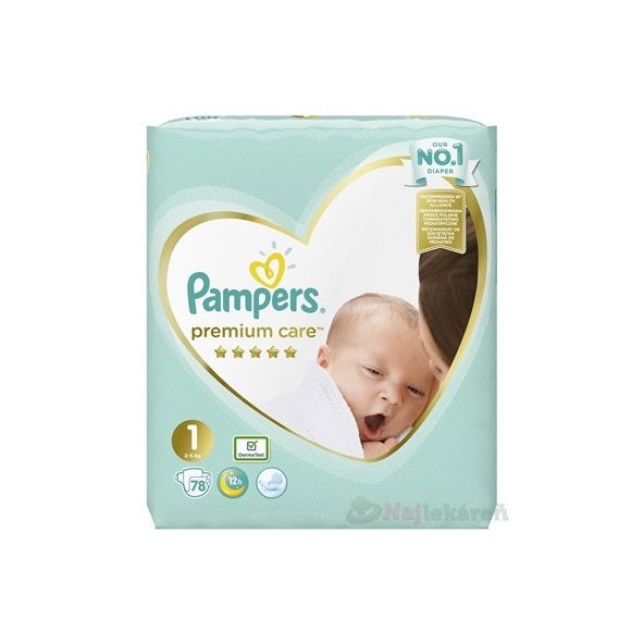 PAMPERS PREMIUM CARE VP 1 Newborn 78ks