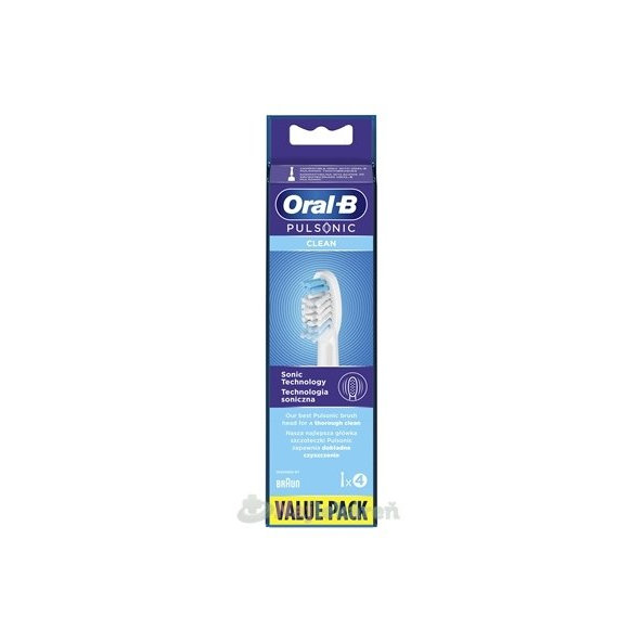 Oral-B PULSONIC CLEAN, náhradná čistiaca hlavica,1x4ks