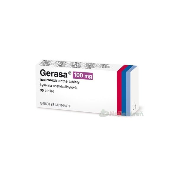 Gerasa 100 mg gastrorezistentné tablety