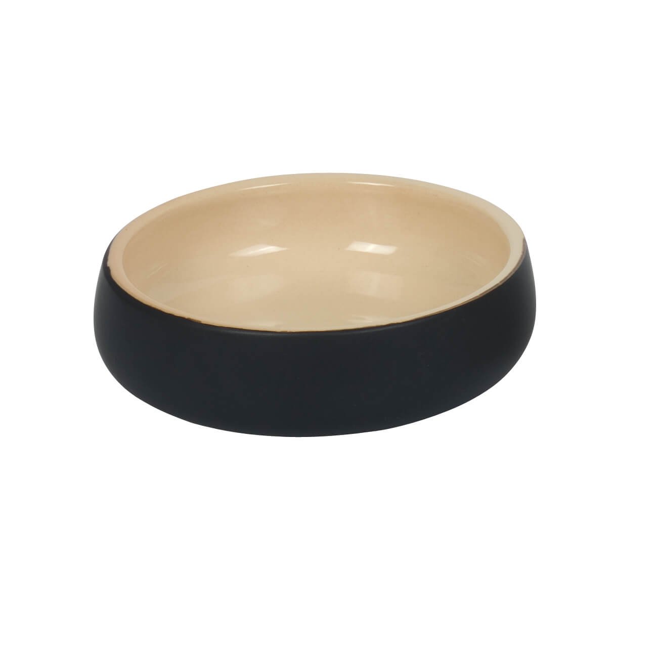 E-shop Soleno keramická miska 0,35l krémová/čierna