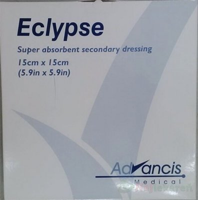 E-shop Eclypse krytie na rany superabsorpčné 15x15cm, 20ks