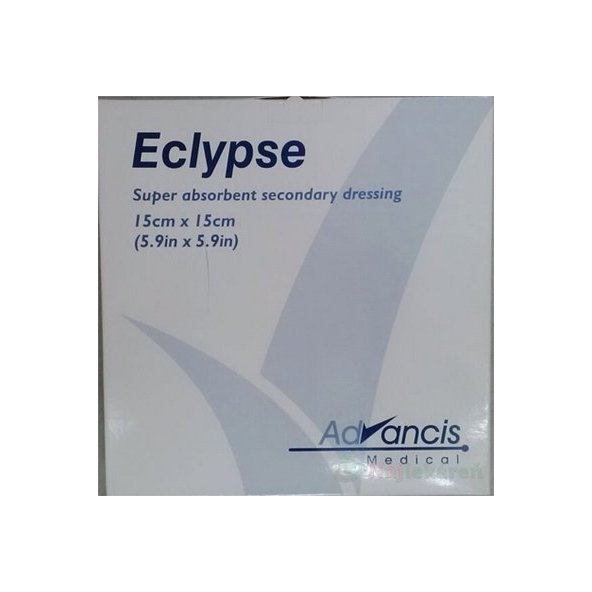 Eclypse krytie na rany superabsorpčné 15x15cm, 20ks
