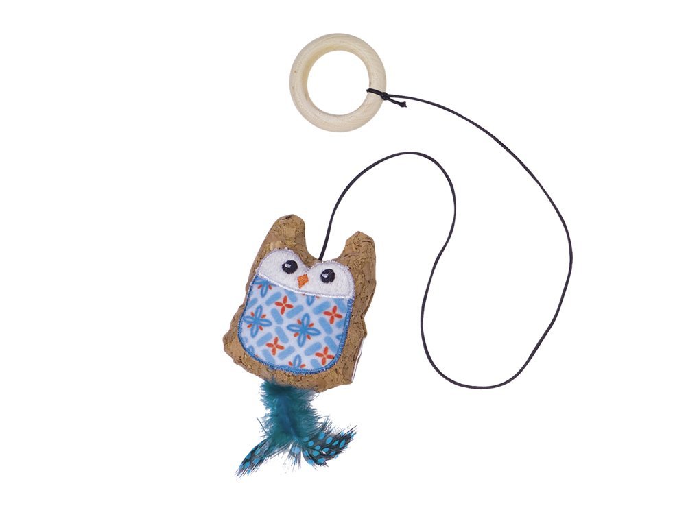 E-shop Korková sova modrá hračka 55cm