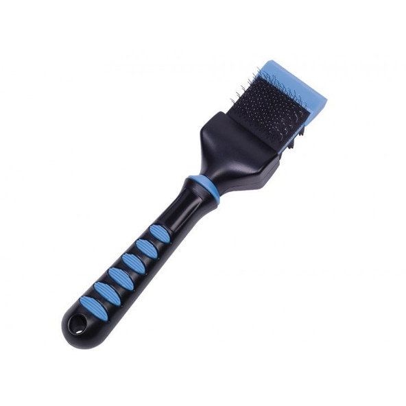 Ohybná dvojitá kefa pre psy a mačky COMFORT LINE