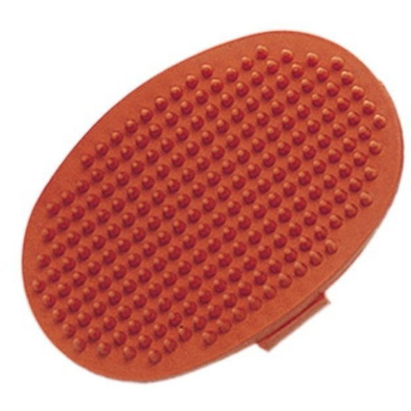 Oválna gumená kefa pre psy a mačky