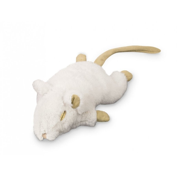 Plyšová myš biela 19cm