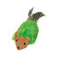 Plyšová myš s catnipom zelená 15cm
