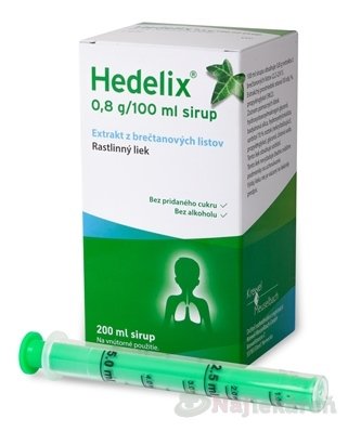E-shop Hedelix sirup na vykašliavanie 200 ml