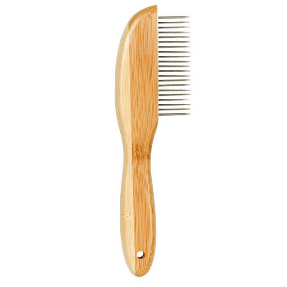 Hrebeň DUVO+ vyčesávač 21 zubov bambus 21cm