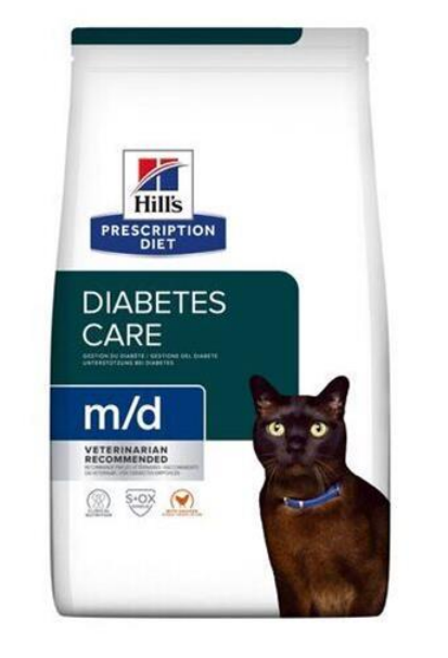 E-shop HILLS PD Feline m/d Dry granule pre mačky 1,5kg