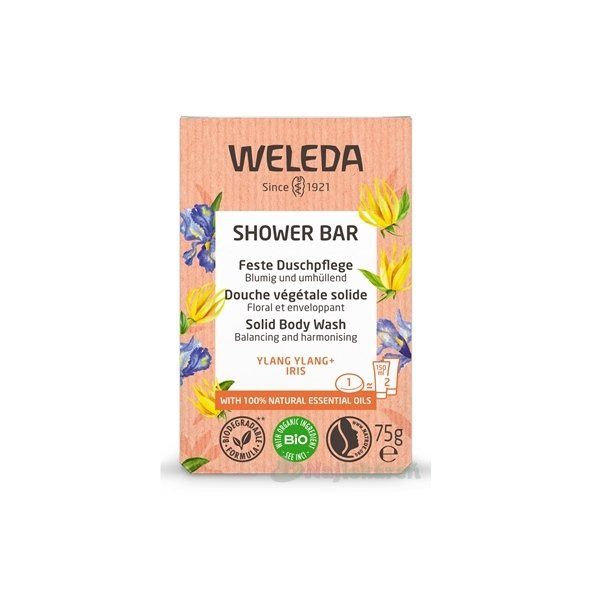 WELEDA SHOWER BAR Kvetinové vonné mydlo