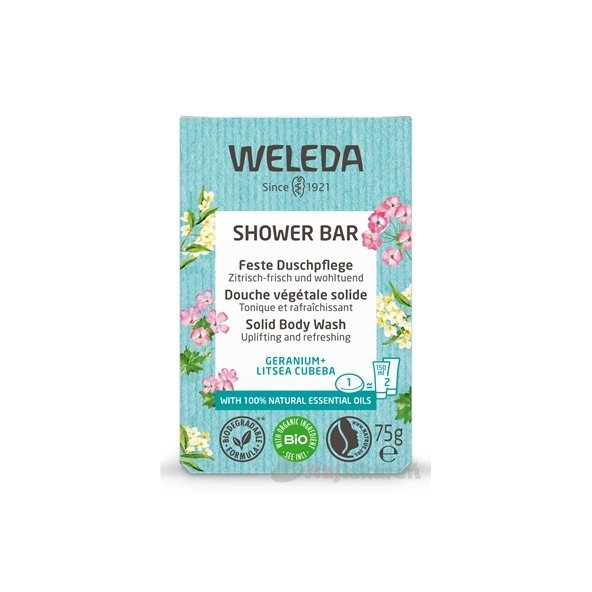 WELEDA SHOWER BAR Aromatické bylinkové mydlo