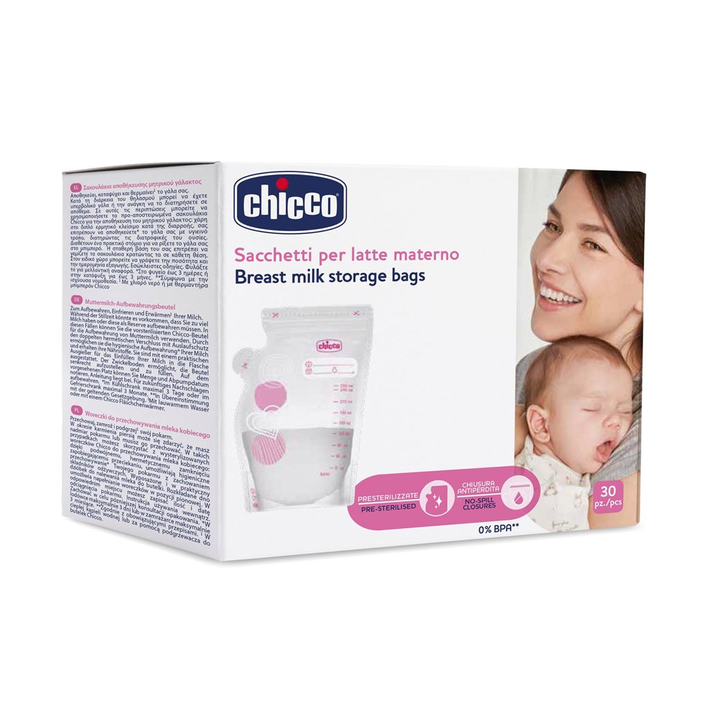 E-shop CHICCO Sáčky na materské mlieko 250 ml 30 ks