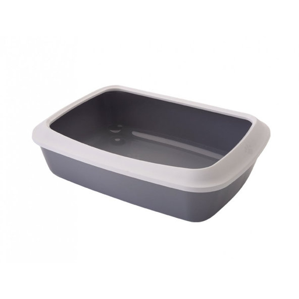 Toaleta Savic Iriz s okrajom šedá 50x37x14cm