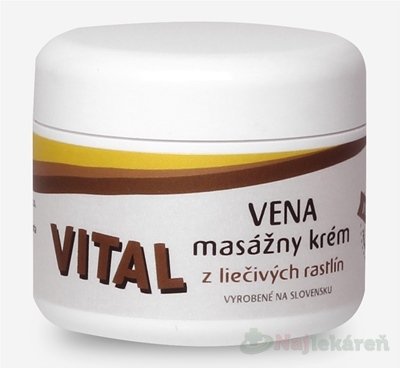 E-shop JUVAMED VITAL VENA masážny krém na masáže končatín, 60 g