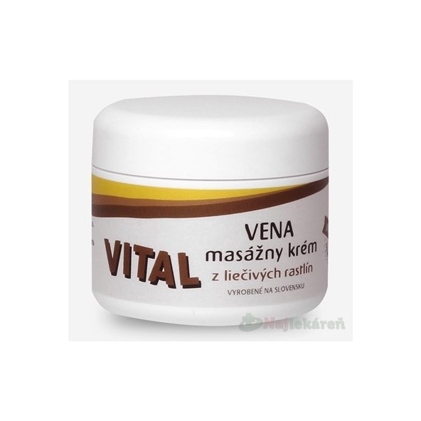 JUVAMED VITAL VENA masážny krém na masáže končatín, 60 g