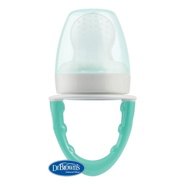 DR.BROWN'S Cumeľ na kŕmenie FreshFirsts tyrkysový, 4m+