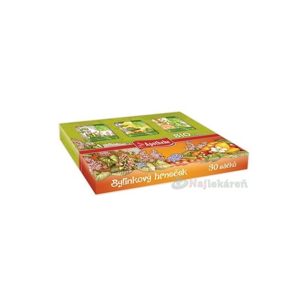 APOTHEKE KOLEKCIA Bylinkový hrnček BIO čaje, 1x30 ks
