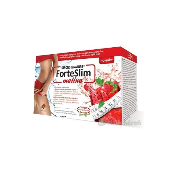 STRONG NATURE ForteSlim Malina výživový doplnok, 45ks