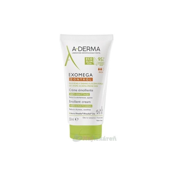 A-DERMA EXOMEGA CONTROL Emolienčný krém 50ml