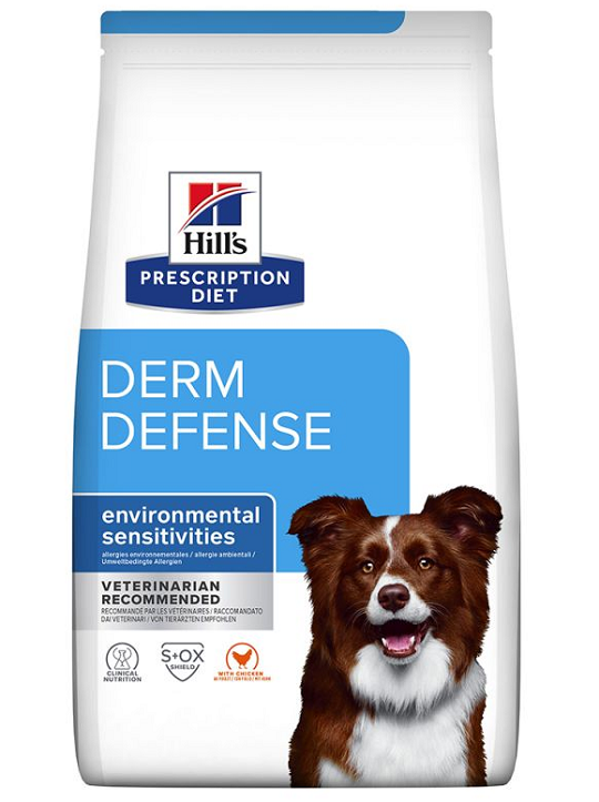 E-shop HILLS PD Canine Derm Defense Dry granule pre psy 12kg
