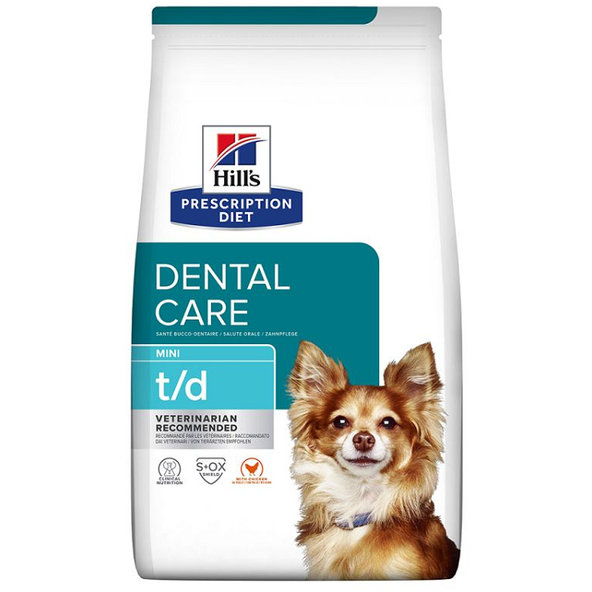 HILLS PD Canine t/d MINI Dry granule pre psy 3 kg