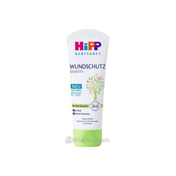 HiPP BABYSANFT Ošetrujúci krém proti zapareninám 75 ml