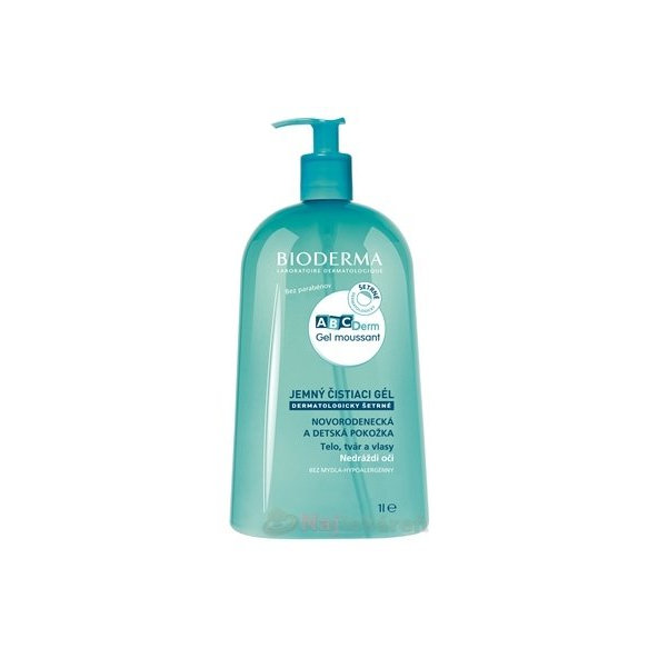 BIODERMA  ABCDerm Gel Moussant jemný čistiaci gél 1L