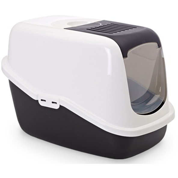 Toaleta Savic Nestor bielo-čierna 56x39x38,5cm