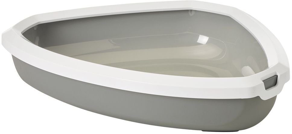 E-shop "Rincon" toaleta sivá-biela 58x46x13cm