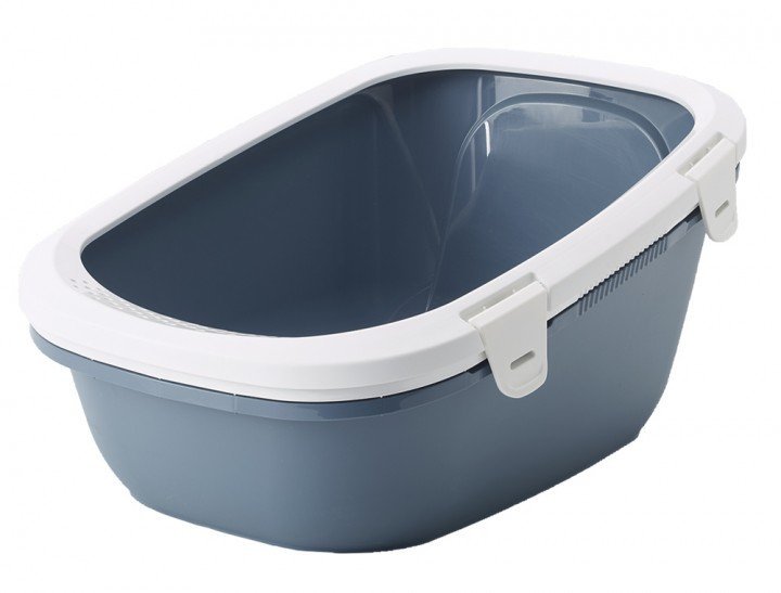 E-shop "Simba" toaleta modrá-biela 64x46x31cm