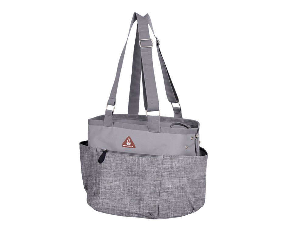 E-shop "DELOS" prepravná taška šedá 37x30x27cm