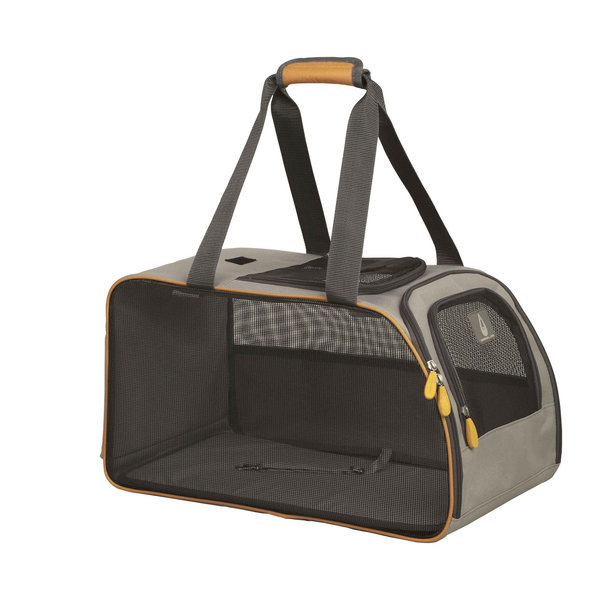 Prepravná taška pre psy a mačky "Walney" 48x30x27cm sivá