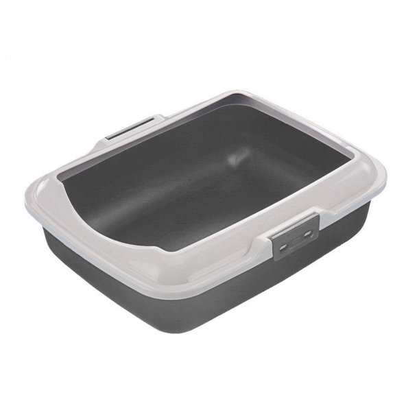 Toaleta pre mačky šedá 50cm